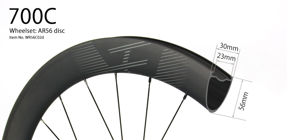 aero disc wheelset